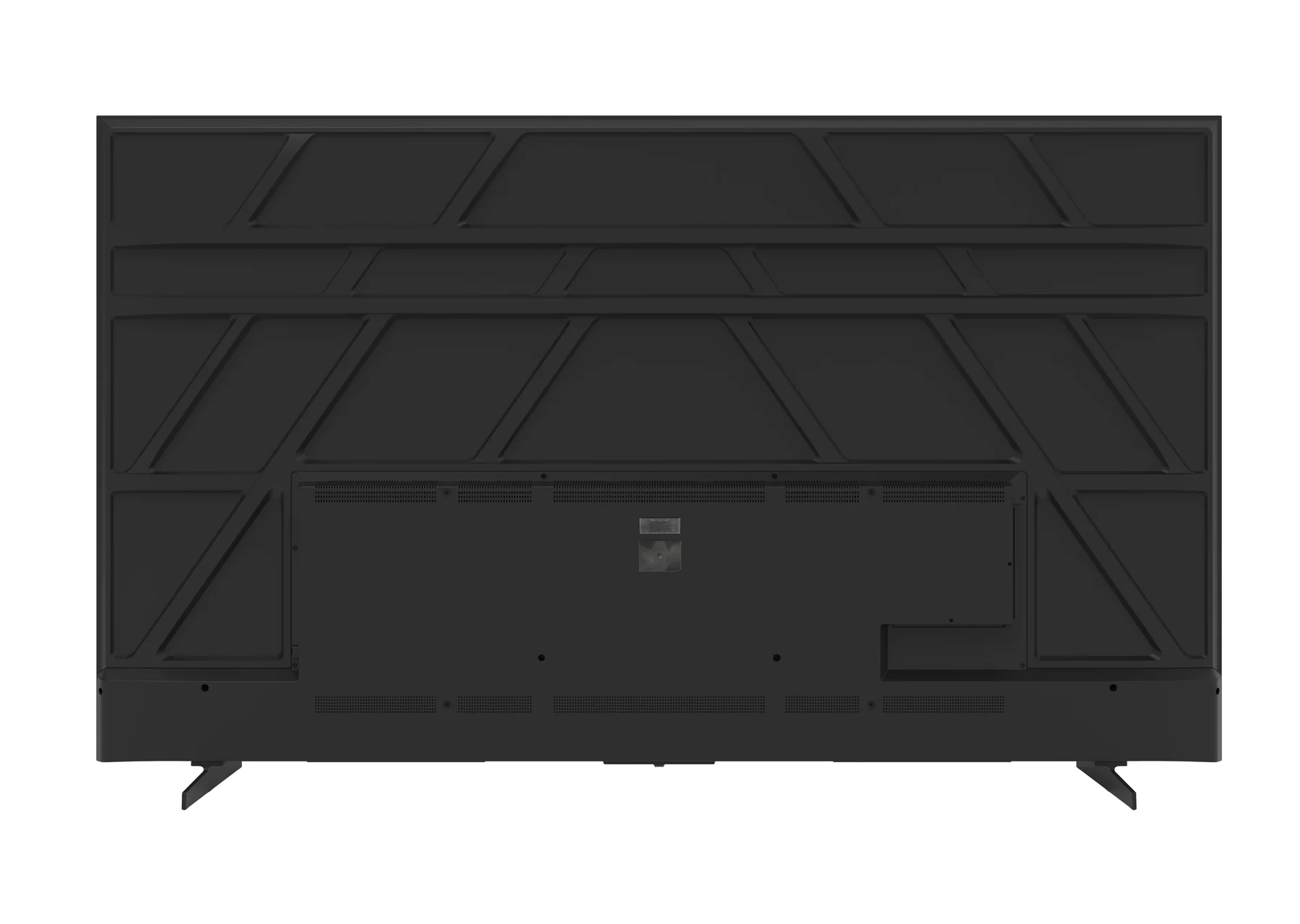 Rear structure of a television platform